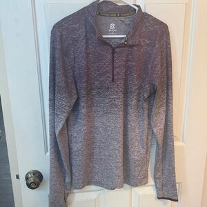 Champion Heathered Purple Quarter-Zip Pullover